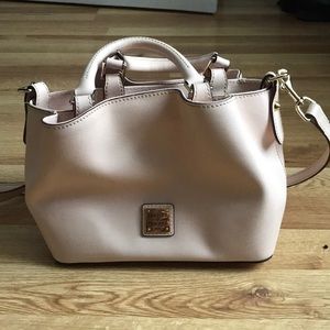 Pink Dooney and Bourke bucket bag